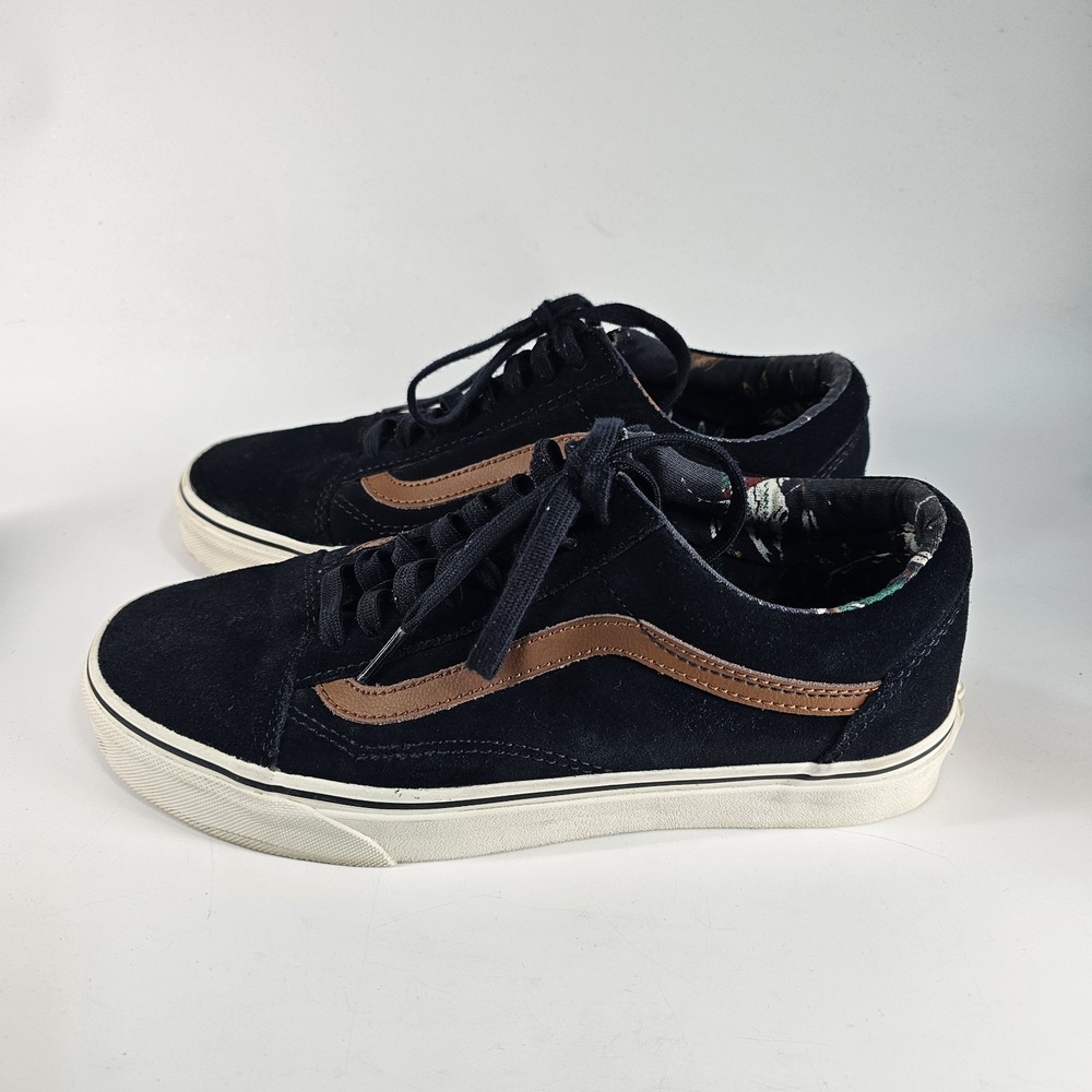 Vans Authentic Desert Tribe Graphite Shoes Mens 7 Black Womens 8.5 Brown Western